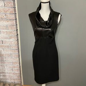 Sexy People Like Frank Anthropologie Leather Dress